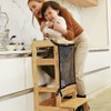 Red de seguridad para torre de aprendizaje para niños pequeños,