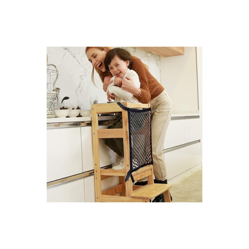 Red de seguridad para torre de aprendizaje para niños pequeños,
