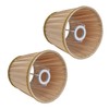 2PCS Fabric Lampshade Simple Lamp Shade for E14 Screw Candlestick