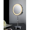 OMIRO 8.5 Inches Lighted Mirror with 3X/10X Magnifications, Double Sided