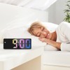 Criacr Digital Alarm Clock, LED Digital Alarm Clock with Colourful