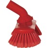 Vikan 70674 Brush,Angle Adj.,Waterfed,Soft-Split,9",Red