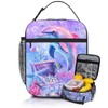 TREKTOTS Dolphin Insulated Lunch Bag for Girls Ages 6-8, Large