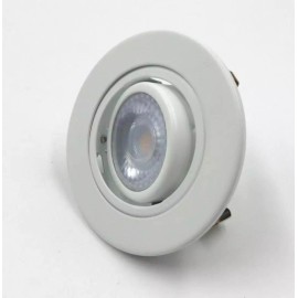 Metro Lighting  3 Inch Can 12V MR16 Recessed Light Adjustable Ring Gimbal Trim 33003WH