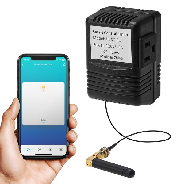 Zuomeng WiFi Smart Socket Timer for Low Voltage Landscape Lighting,