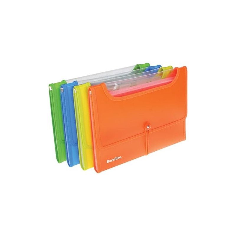 Barrilito Archivador Expandible Carta. 5 separaciones. X4N