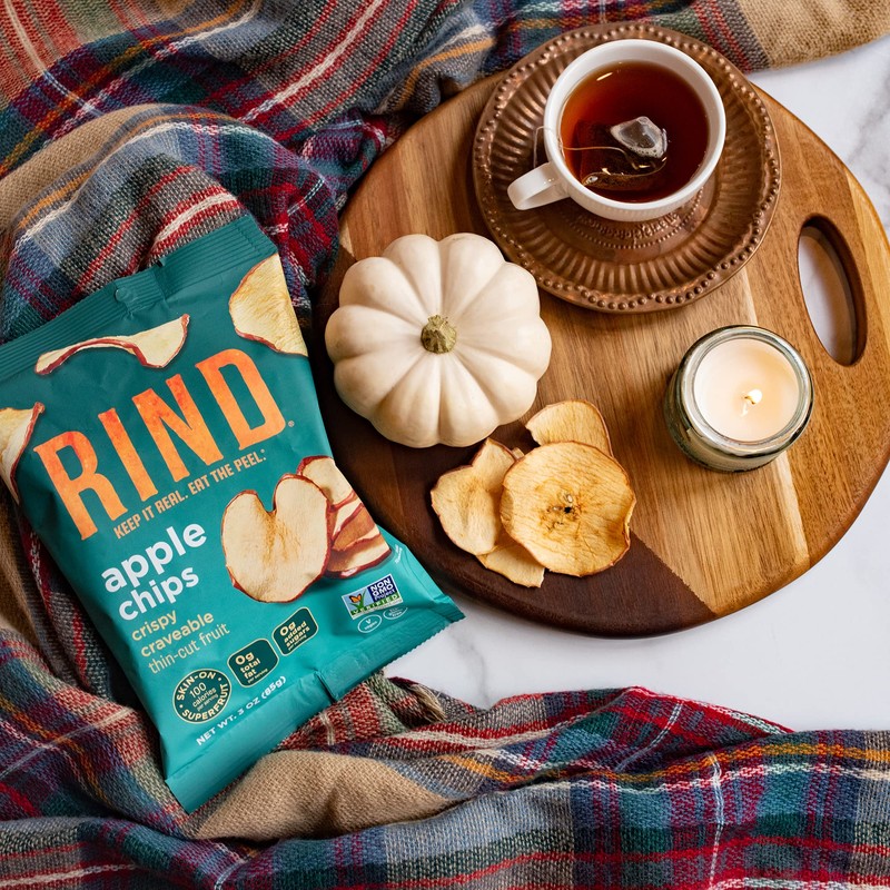 RIND Snacks | Unsweetened Apple Chips | 100% Sweet Fuji