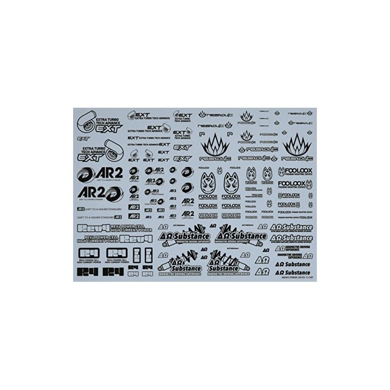 haikyu-pa-tu suponsa-rogodeka-ru 02S Black Set of 1 Plastic Model Decal sld02s – BK