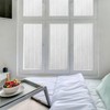 Kromapolis Reeded Window Privacy Film, Frosted Glass Window Tint, Decorative