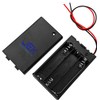 Jex Electronics Three/3X AAA DIY Battery Holder Case Box 3.6V/4.5V