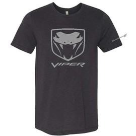 Dodge Viper Fangs Cotton T-Shirt for Men (Black/XXL)