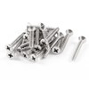 30mmx4mm Thread Diameter Stainless Steel Crosshead Self Tapping Screw 20Pcs