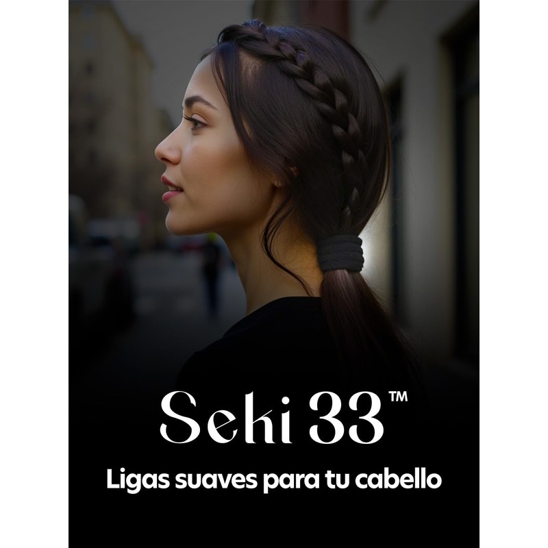 (100 Pcs) Ligas para el Cabello + Scrunchie de Regalo