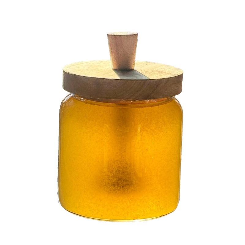 ZZBee 100% Forest Preserve Wild Flowers Natural Raw Honey Glass