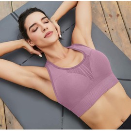 Heathyoga High Impact Sports Bras for Women - Padded, Workout, Racerback & Yoga Bras