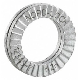 Nord-Lock 1538 Wedge Lock Washer, For Screw Size M18 Steel, Advanced Corrosion