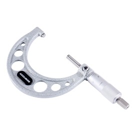Accusize Industrial Tools 2-3" 0.0001"/0.01mm Resolution, Ultra-Precision Carbide Tipped M-Type Outside Micrometer EG00-0003