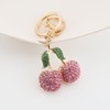 cuwuu's Cute Pink Cherry Keychain Sparkle Crystal Rhinestone Bag Charms