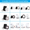 TORCHSTAR New Construction Mounting Plate, 3/4/6 Inch LED Recessed Lighting