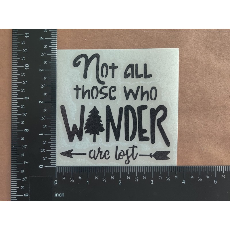 Explore Decal 4 Pack: Adventure Awaits, Not All Those Who