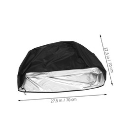 MERRYHAPY Oxford Cloth Weatherproof Heavy Duty Barbecue Grill Cover Outdoor Accessory for Diameter Grill Easy to Install Compact and against Rain and Sun