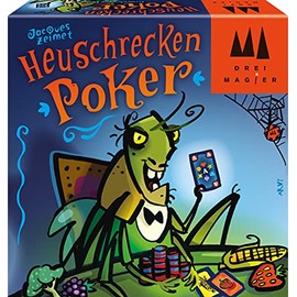 Schmidt Spiele 40893 Locusts Poker Three Magicians Card Game, Multicoloured