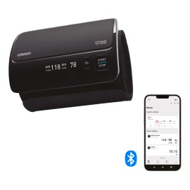 Baumanómetro inalámbrico Omron EVOLV HEM-7600T – Medición automática y brazalete integrado