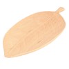 Leaf Shape Wood Plate Storage Trays Tea Tray Dessert Dinner
