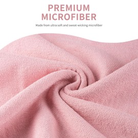 MICROFI New Microfiber Hot Yoga Towel Mat, 24 x 72 inches, with Non-Slip Silicone Grip, Secure Fit Elastic Straps