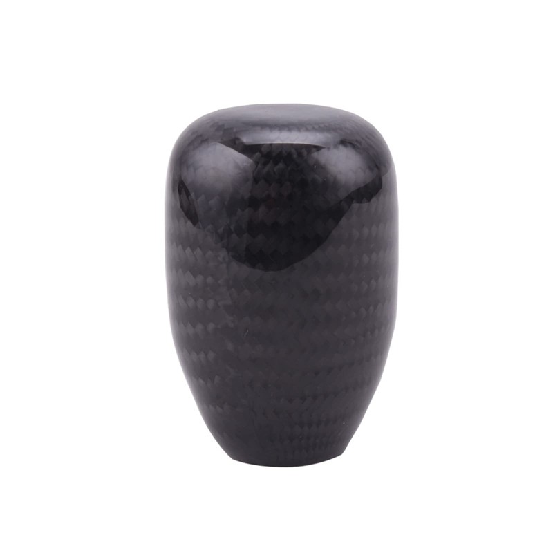 Carbon Fiber Shift Knob Gear Shifter Knobs with 3 Adapter