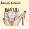 accentra MARBLE Bath Set Gift Set in Beautiful Golden Pumps,