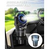 Golf Cart & Car Cup Holder Misting Fan, 900ml Leak-Proof,