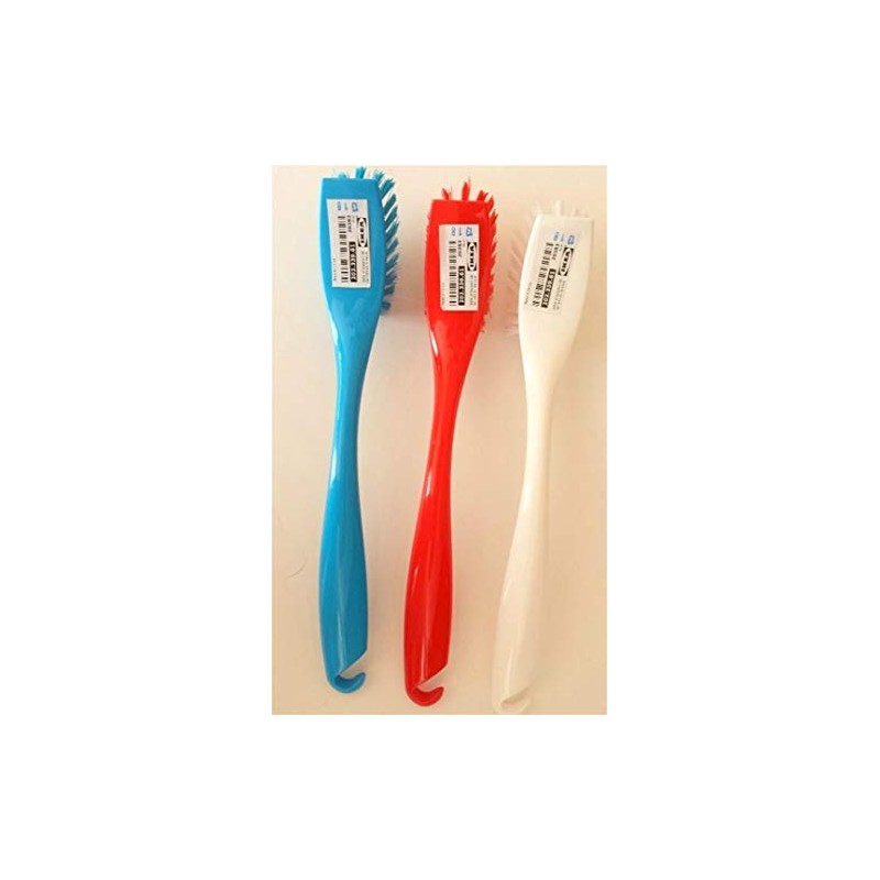 IKEA ANTAGEN Dishwashing Cleaning Brush (Set of 3 - Red,