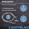 LICHTBLAU 2 x Kink-Resistant Stainless Steel Hose I 35 cm