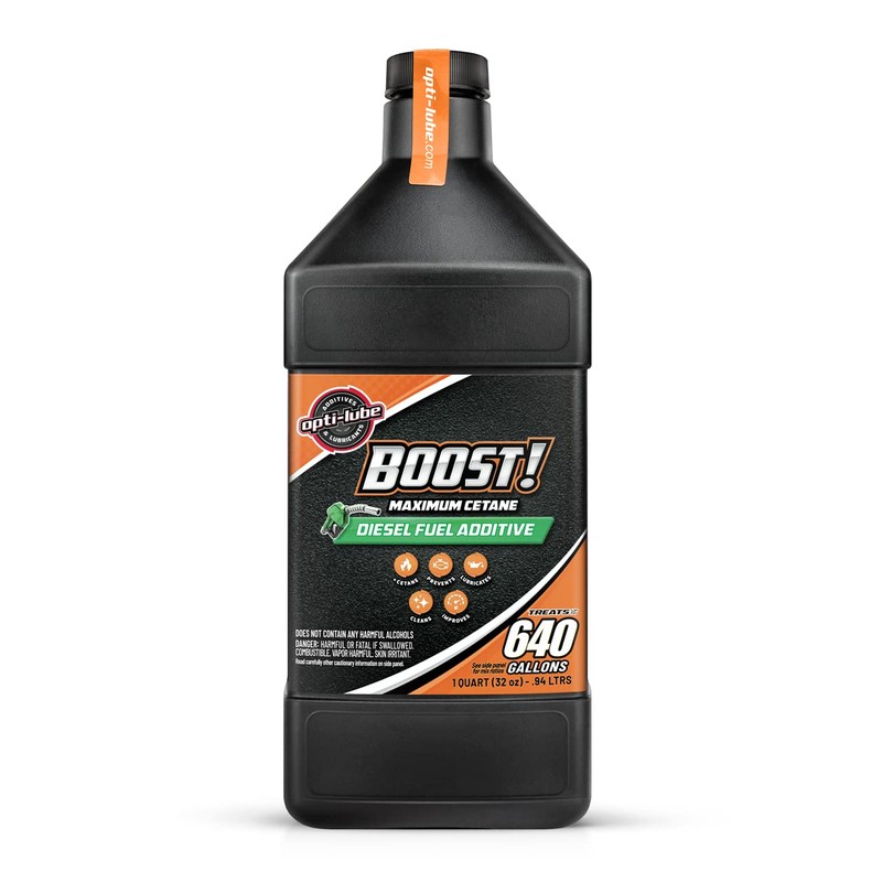 Opti-Lube Boost! Maximum Cetane Formula Diesel Fuel Additive: Quart (2