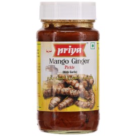 Priya, Mango Ginger (Curcuma Amada) Pickle, 300 Grams(gm)