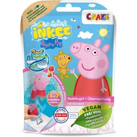 INKEE Peppa Pig Surprise Bath Bombs – Bath Time Fun with Hidden Peppa Pig Toy (For Children)