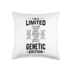 Dna Test Genetic Testing Crispr Microbiology Throw Pillow