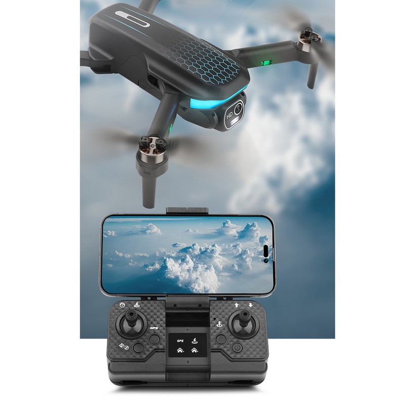 Foldable Drone Quadcopter RC Quadcopter Drone With 6K HD Dual