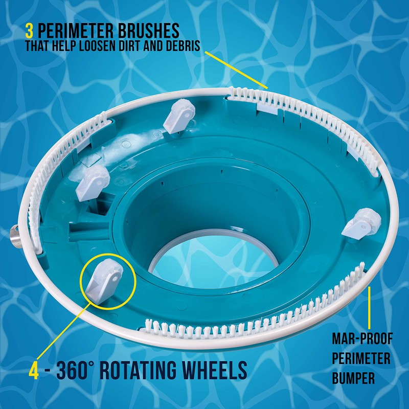 U.S. Pool Supply Professional Swimming Pool Leaf Terminator Vacuum -