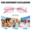 The Fresh Minimalist Small Rectangular Super Lightweight Sunglasses Clear Eyewear