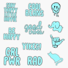 Leyland Designs Variety Pack Sticker Outdoor Rated Vinyl Sticker Decal for Windows, Bumpers, Laptops or Crafts 5"