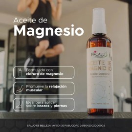 Aceite De Magnesio 120ml Ideal Para Músculos Cansados Neutra