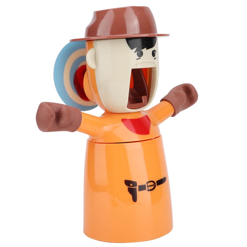 Bathroom Cartoon Wall Mounted Automatic Hands Free Toothpaste Squeezer Dispenser