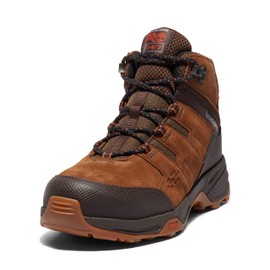 Timberland PRO Men's Switchback LT 6 Inch Steel Safety Toe Industrial Hiker Work Boot, Brown/Gum-2024 New, 10