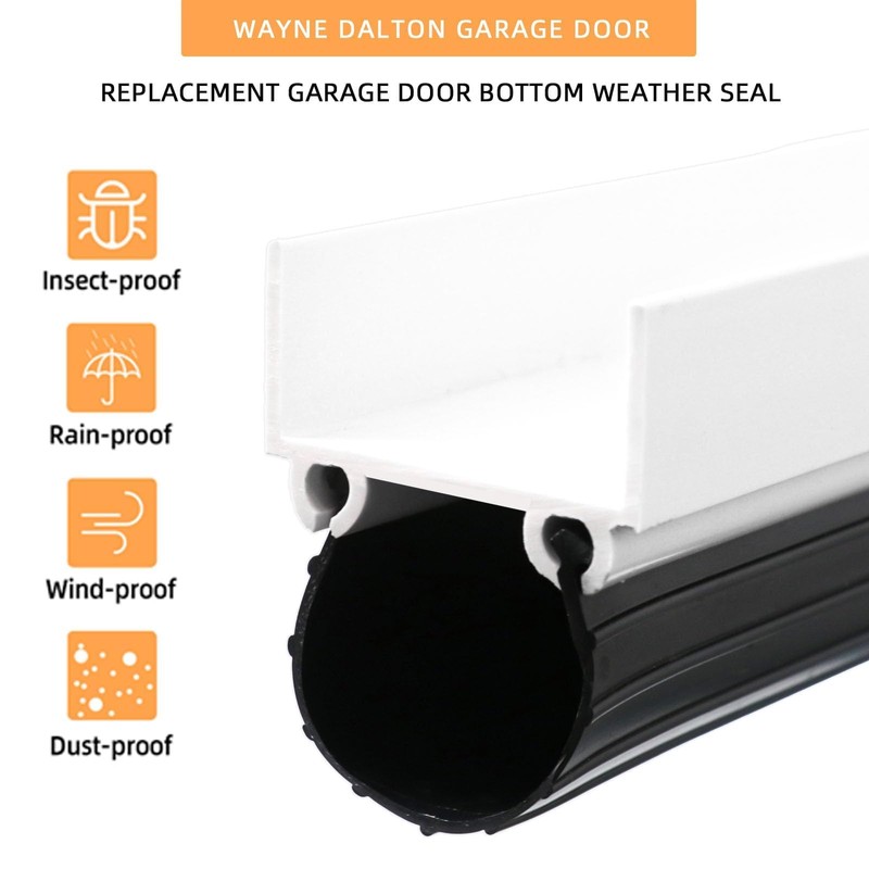 Garage Door Seals Bottom Rubber Replacement Garage Door Bottom Weather