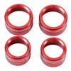 Aunginsy Center Console Air Conditioner Volume Knob Button Circle Cover