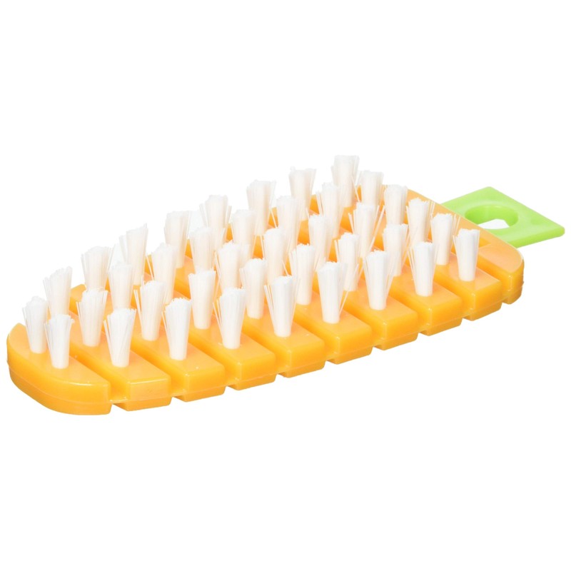 Kokubo Kogyo Wild Vegetable Brush, Carrot Shape, Vegetable Brush, Kitchen