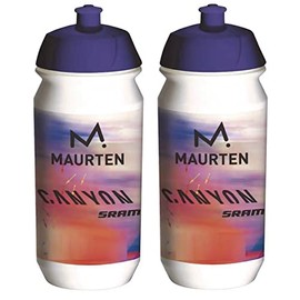 Tacx Twinpack Shiva Professional Cycling Team Water Bottles of Women's Pro Team CanyonSRAM 17oz