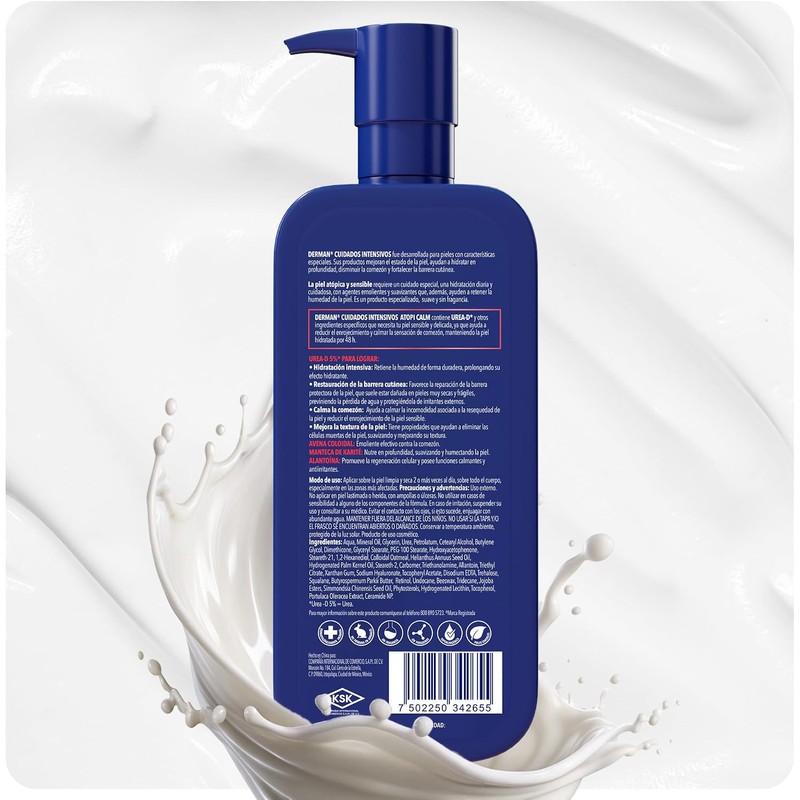 Derman Atopi Calm Emulsión Corporal │ Urea-D 5% + Avena